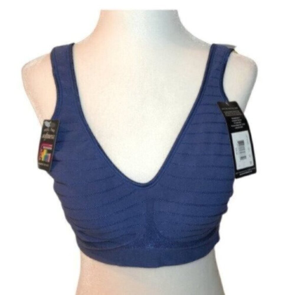 NWT Bali Blue Wireless Bra Medium - Picture 2 of 7